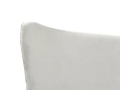 Letto Velluto CHALEIX 180 x 200 cm Grigio chiaro