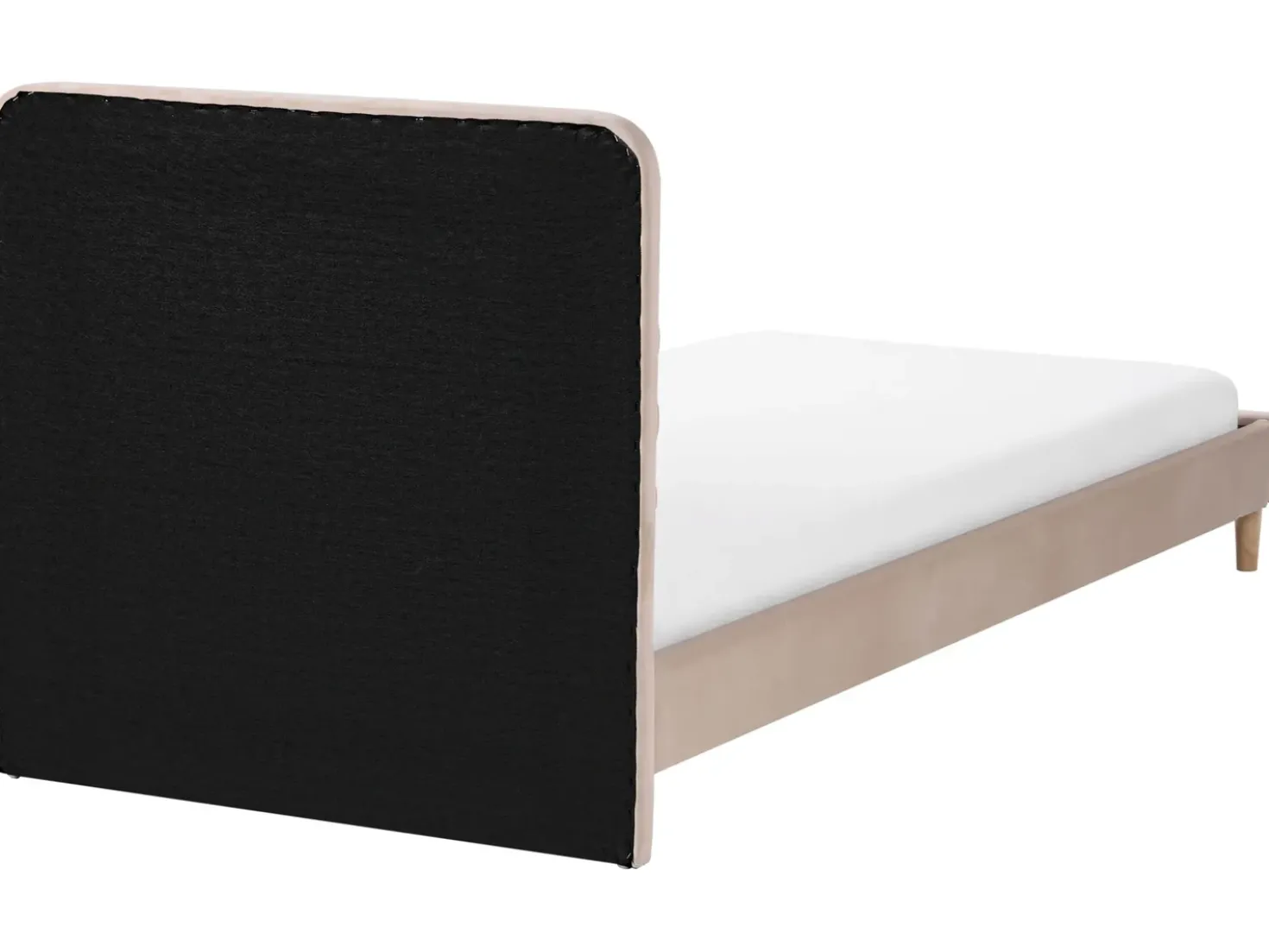Letto Velluto CORSAINT 90 x 200 cm Beige