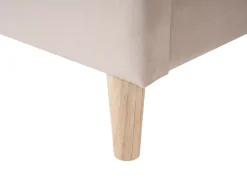 Letto Velluto CORSAINT 90 x 200 cm Beige