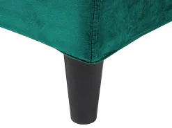 Letto Velluto FITOU 180 x 200 cm Verde scuro
