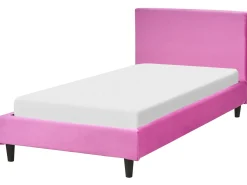 Letto Velluto FITOU 90 x 200 cm Fucsia