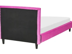 Letto Velluto FITOU 90 x 200 cm Fucsia