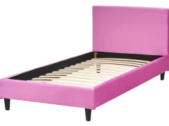 Letto Velluto FITOU 90 x 200 cm Fucsia