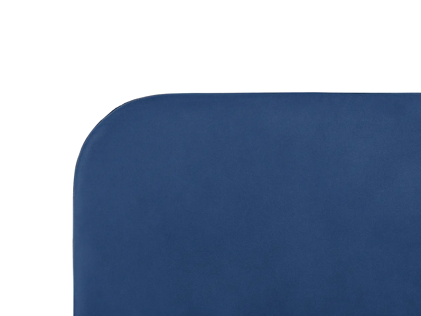 Letto Velluto FLAYAT 180 x 200 cm Blu marino
