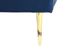 Letto Velluto FLAYAT 180 x 200 cm Blu marino