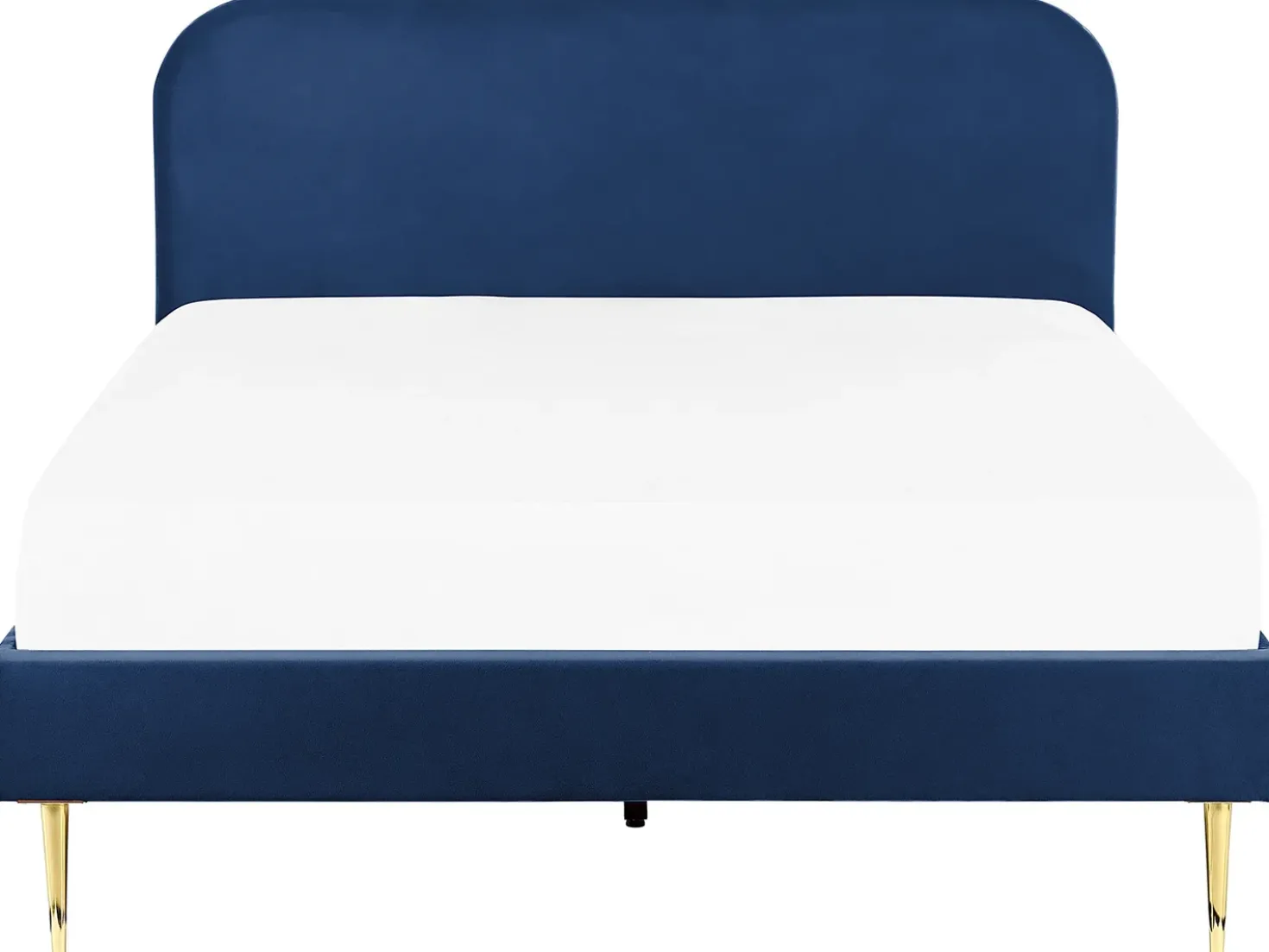 Letto Velluto FLAYAT 180 x 200 cm Blu marino