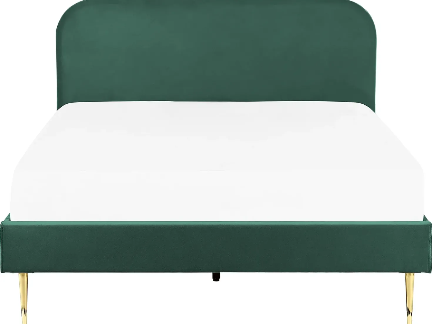 Letto Velluto FLAYAT 160 x 200 cm Verde smeraldo