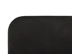 Letto Velluto FLAYAT 180 x 200 cm Nero