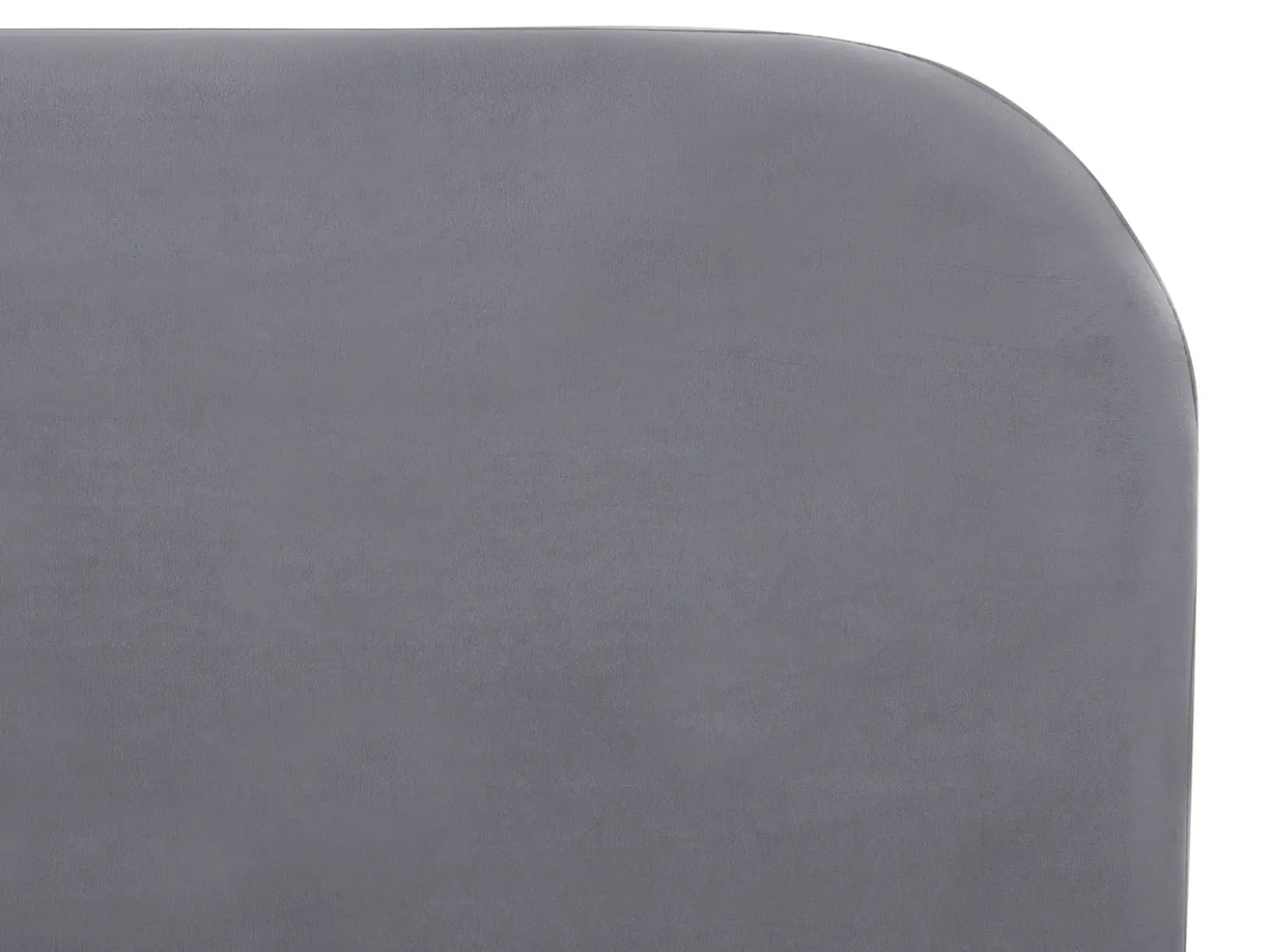 Letto Velluto FLAYAT 180 x 200 cm Grigio