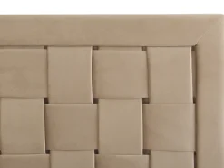 Letto Velluto LIMOUX 180 x 200 cm Tortora