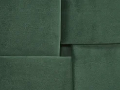 Letto Velluto LIMOUX 180 x 200 cm Verde scuro