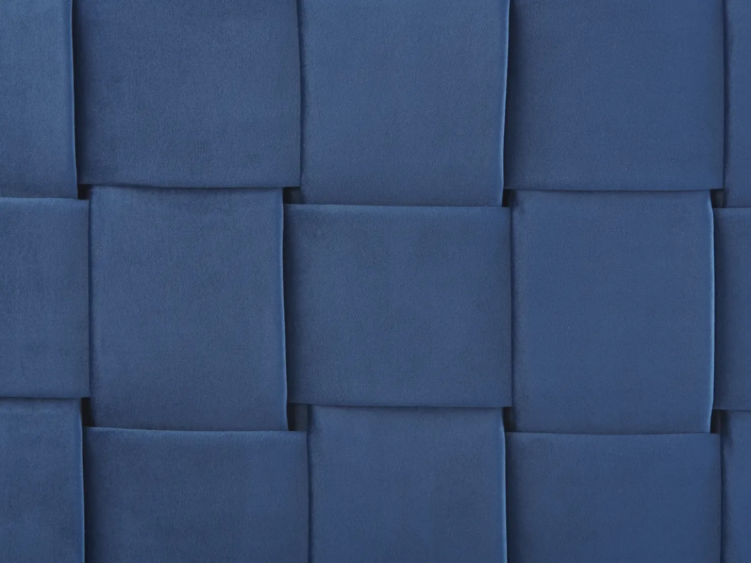 Letto Velluto LIMOUX 180 x 200 cm Blu marino