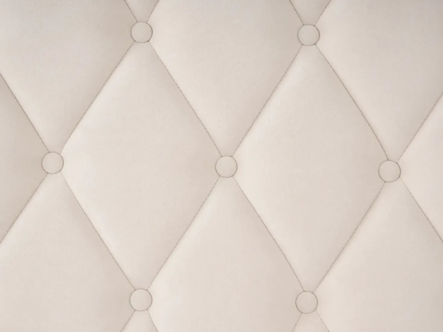 Letto Velluto LUBBON 160 x 200 cm Bianco sporco