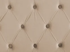 Letto Velluto LUBBON 180 x 200 cm Beige