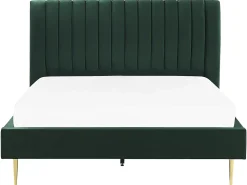 Letto Velluto MARVILLE 180 x 200 cm Verde smeraldo