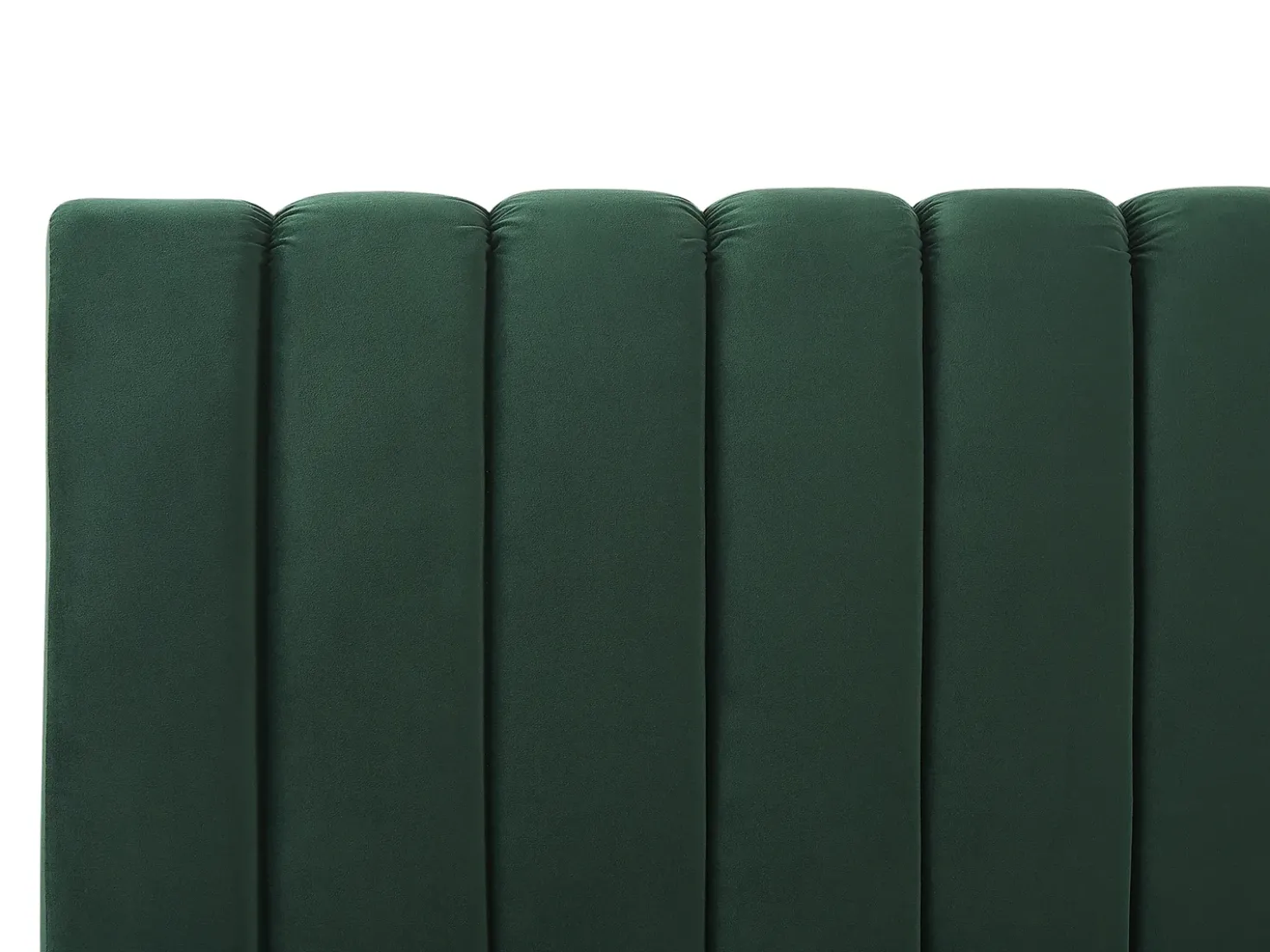 Letto Velluto MARVILLE 140 x 200 cm Verde smeraldo