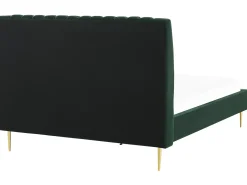 Letto Velluto MARVILLE 140 x 200 cm Verde smeraldo