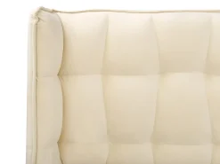Letto Velluto SENLIS 180 x 200 cm Beige