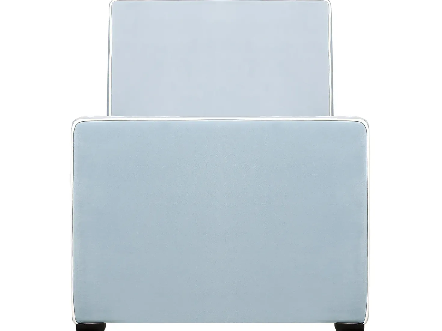 Letto Velluto TEENIE 90 x 200 cm Azzurro