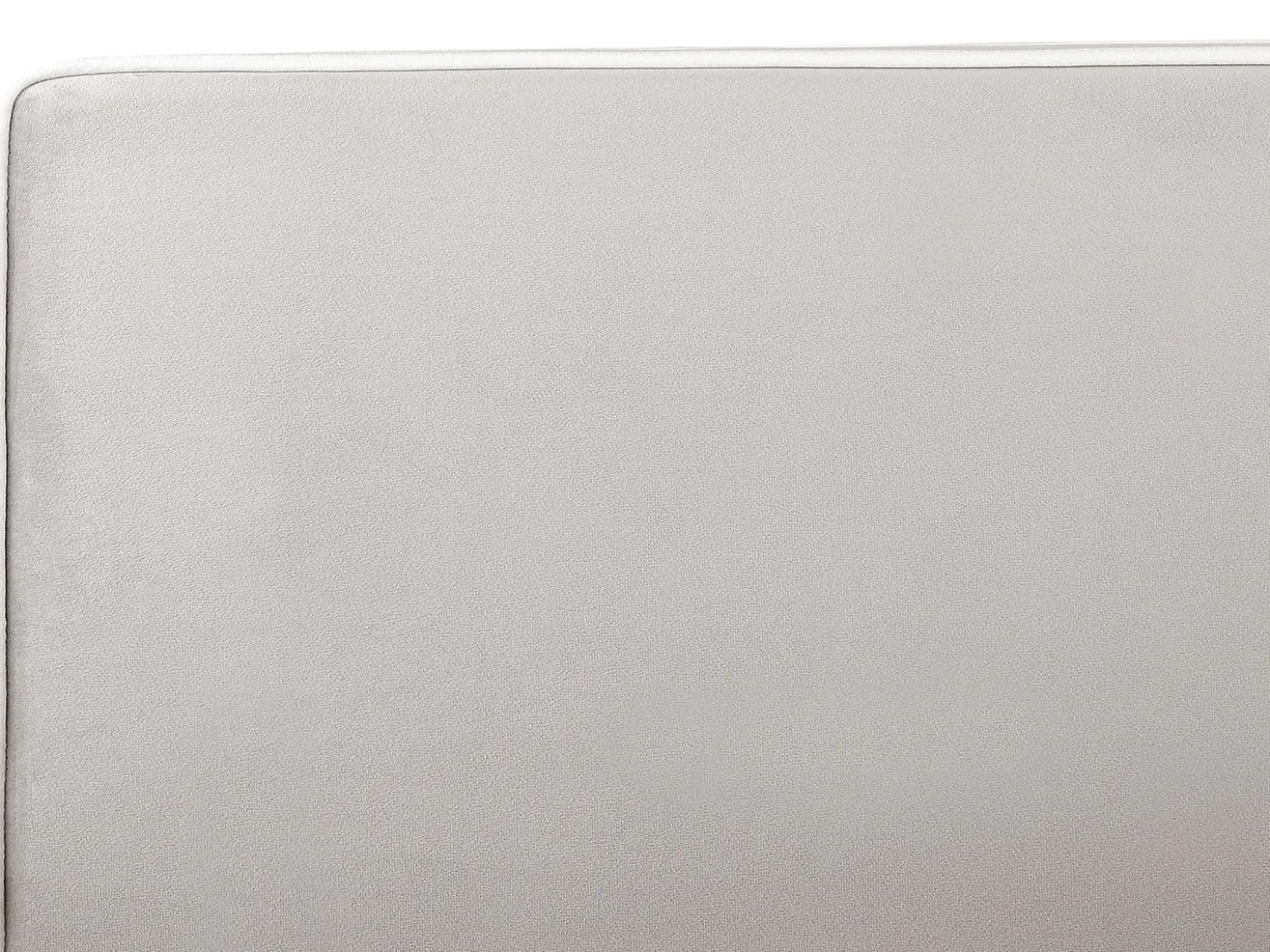 Letto Velluto TEENIE 90 x 200 cm Grigio chiaro