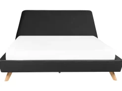 Letto Velluto VIENNE 180 x 200 cm Nero