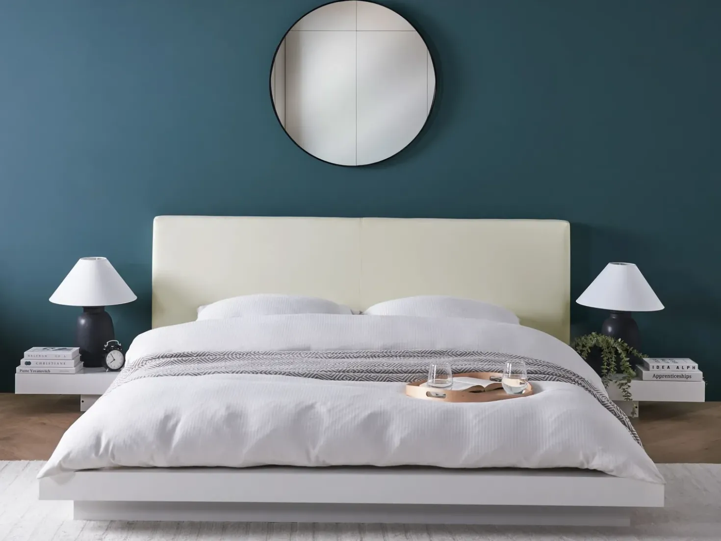 Letto ZEN 160 x 200 cm Bianco