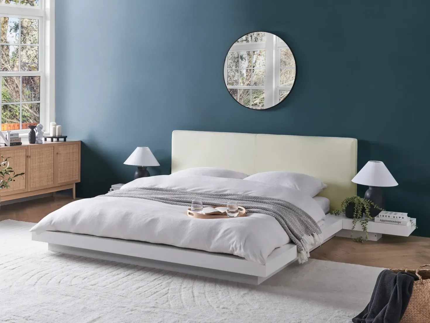 Letto ZEN 160 x 200 cm Bianco