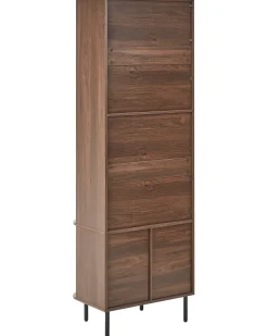Libreria a 5 ripiani BRADLEY 180 cm Marrone scuro