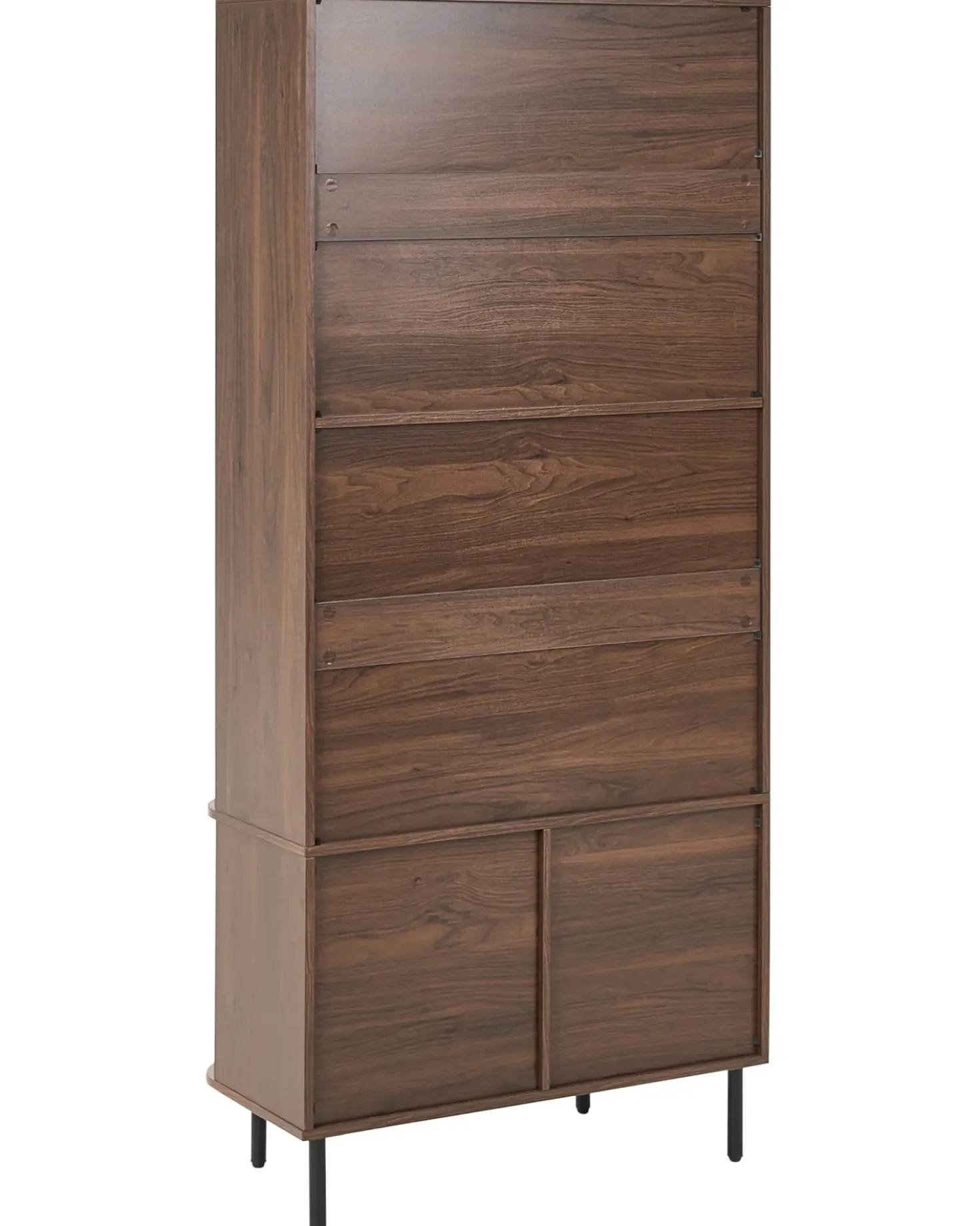 Libreria a 4 ripiani BRADLEY 180 cm Marrone scuro