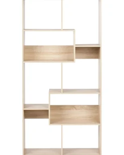 Libreria a 6 ripiani CHATEH 180 cm Marrone chiaro