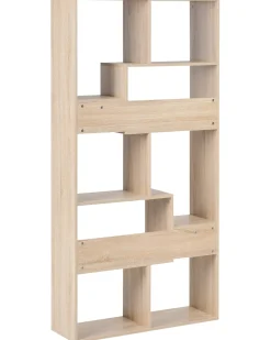 Libreria a 6 ripiani CHATEH 180 cm Marrone chiaro