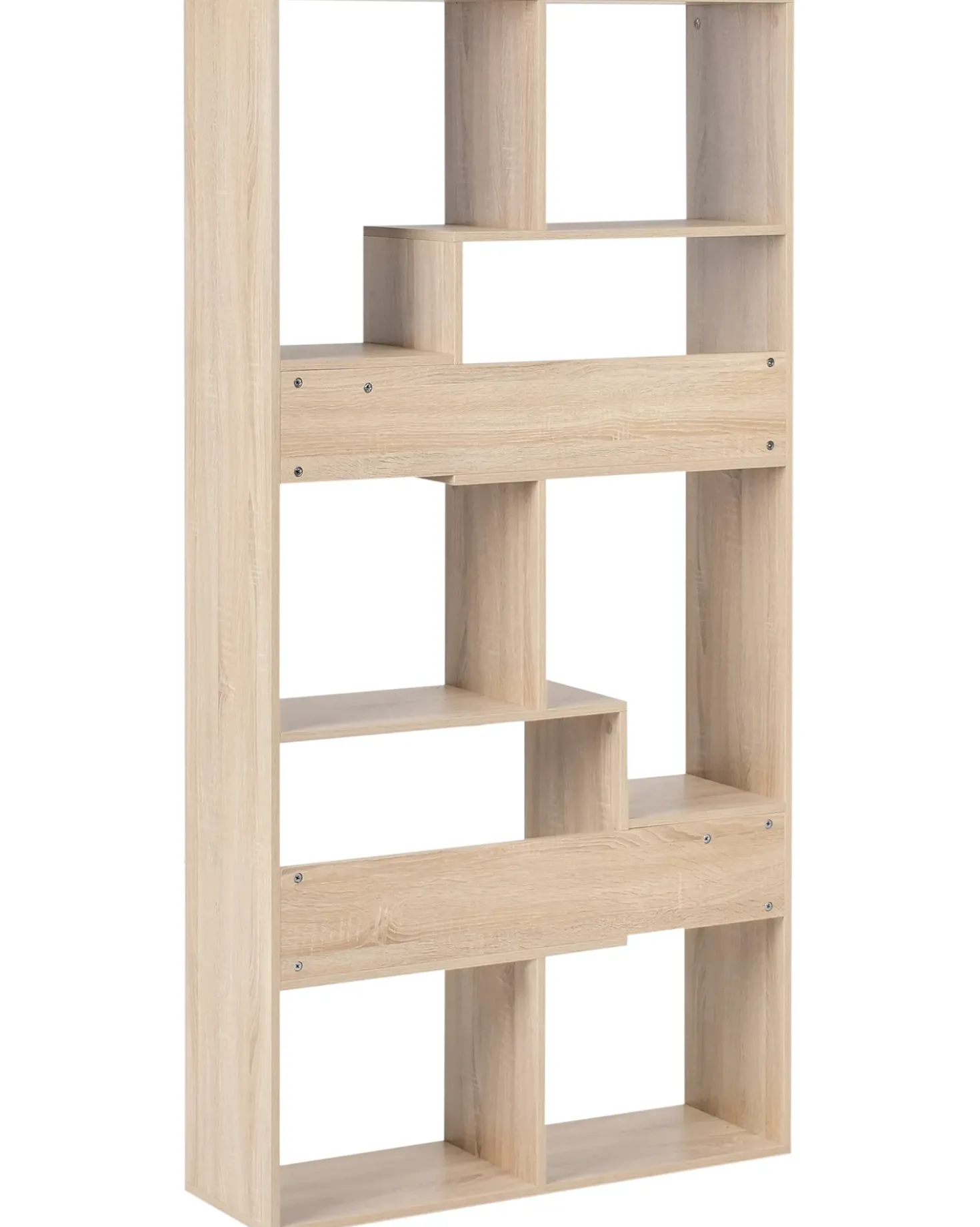 Libreria a 6 ripiani CHATEH 180 cm Marrone chiaro