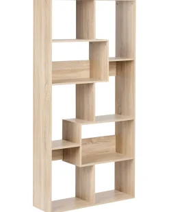 Libreria a 6 ripiani CHATEH 180 cm Marrone chiaro