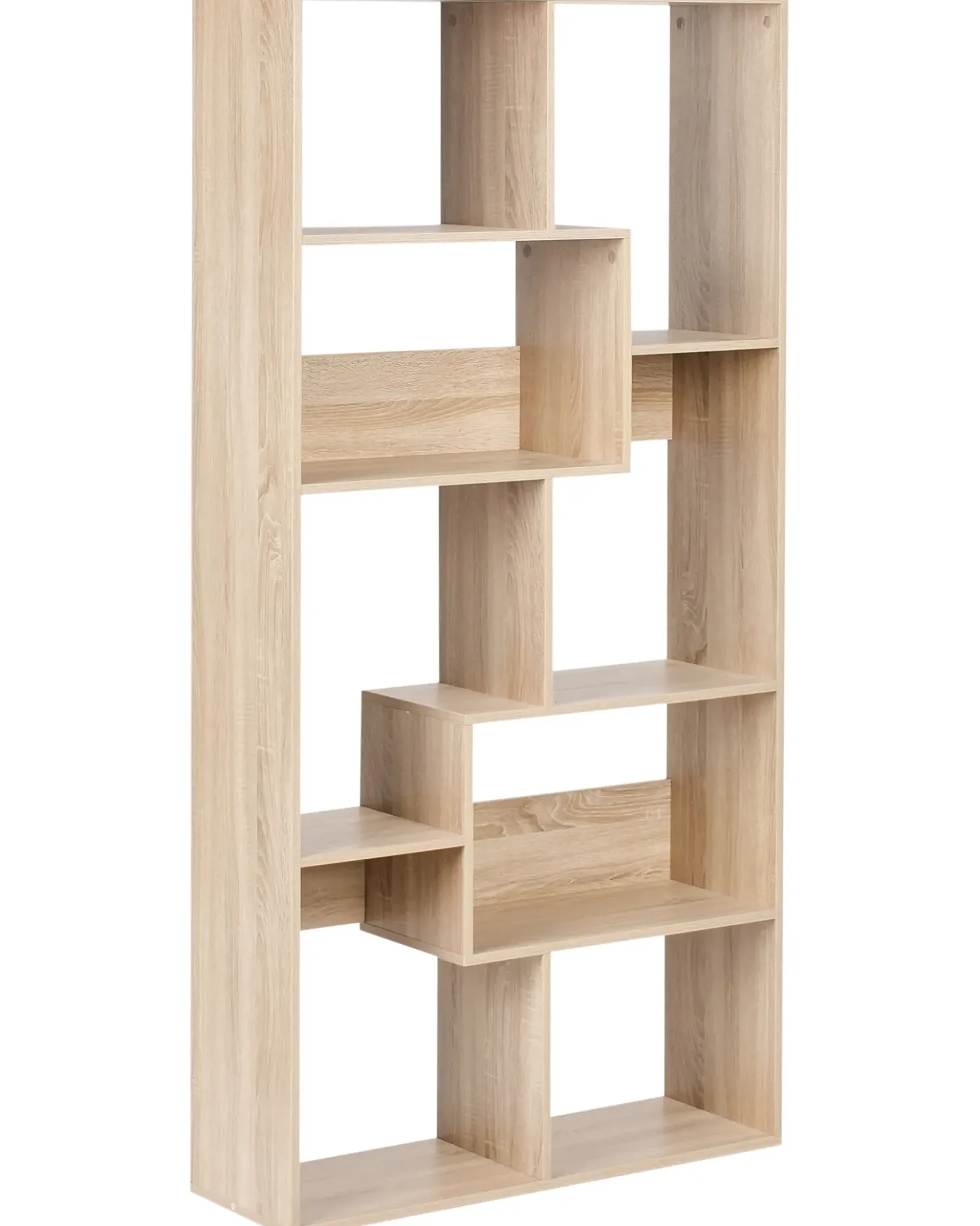 Libreria a 6 ripiani CHATEH 180 cm Marrone chiaro