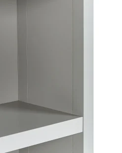 Libreria a 4 ripiani CLIO 180 cm Grigio chiaro