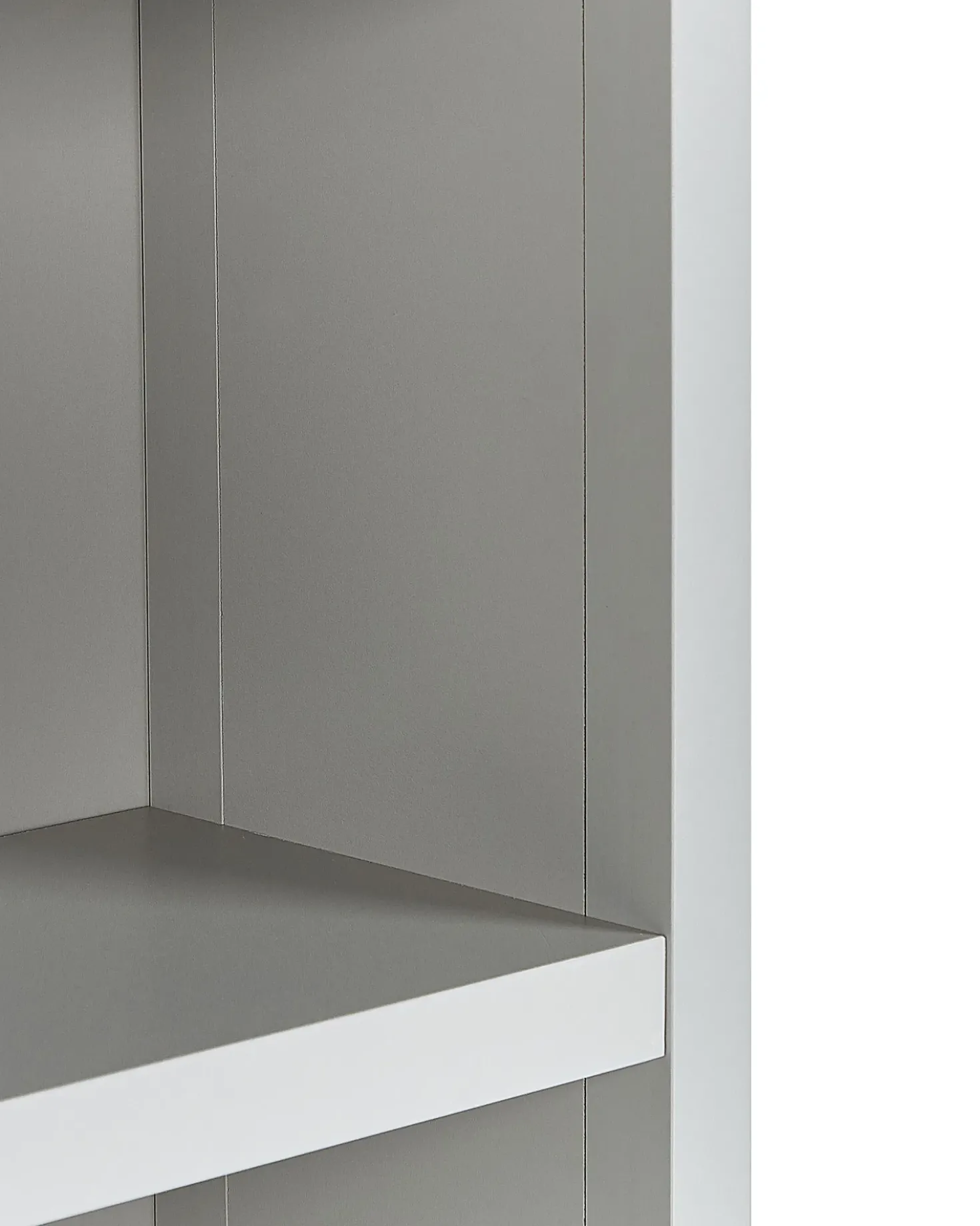 Libreria a 4 ripiani CLIO 180 cm Grigio chiaro