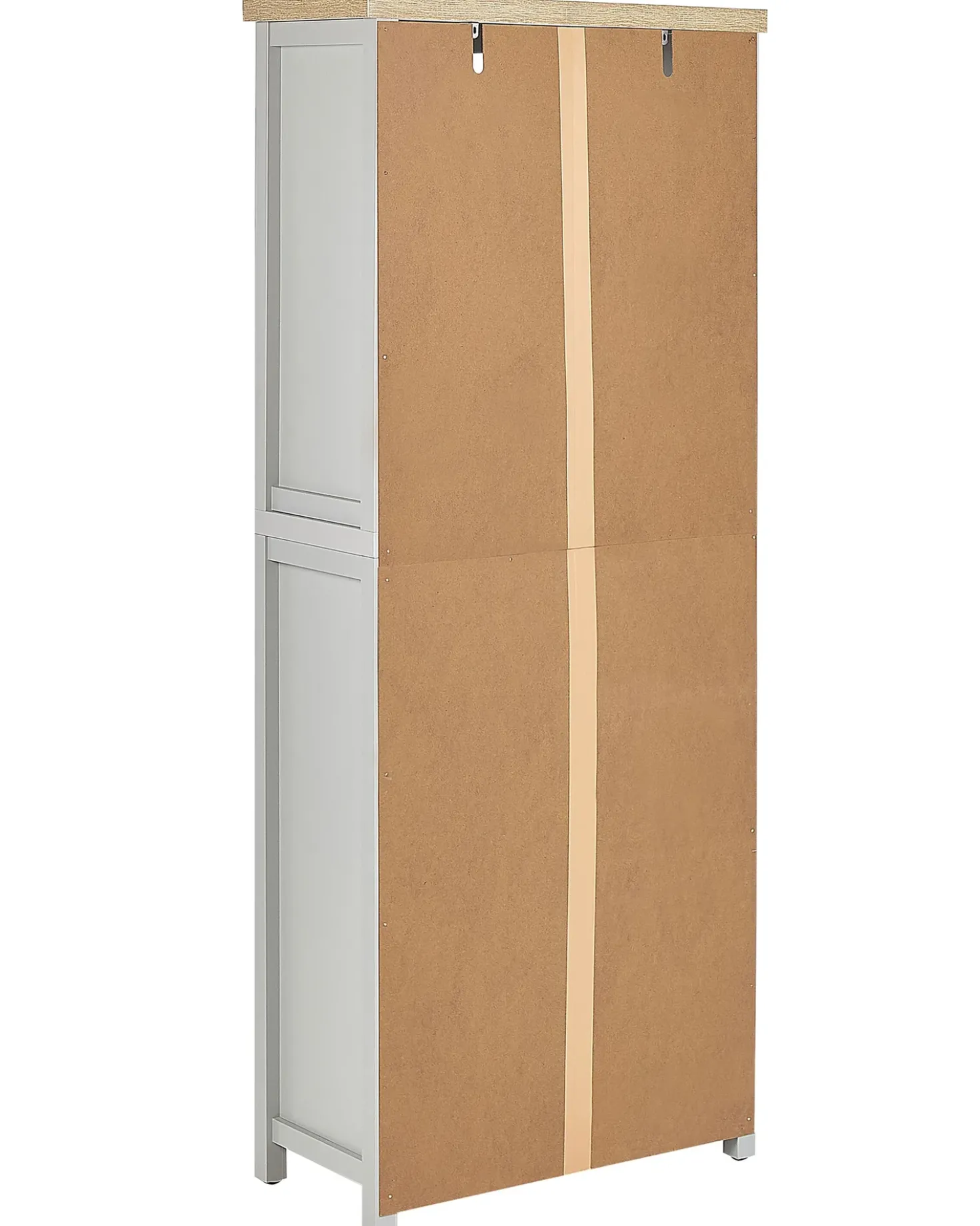 Libreria a 4 ripiani CLIO 180 cm Grigio chiaro