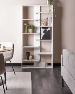 Libreria a 8 ripiani FONTAS 180 cm Bianco