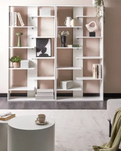 Libreria a 8 ripiani FONTAS 180 cm Bianco