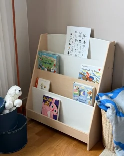 Libreria a 4 ripiani LILOET 70 cm Marrone chiaro