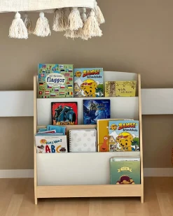 Libreria a 4 ripiani LILOET 70 cm Marrone chiaro