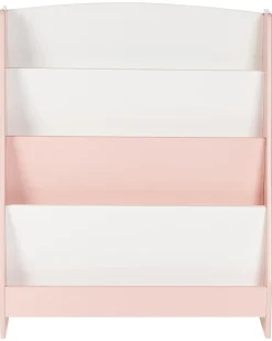 Libreria a 4 ripiani LILOET 70 cm Rosa pastello