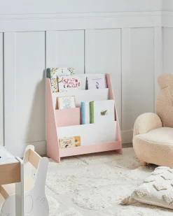 Libreria a 4 ripiani LILOET 70 cm Rosa pastello