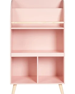 Libreria a 3 ripiani LILOET 102 cm Rosa pastello