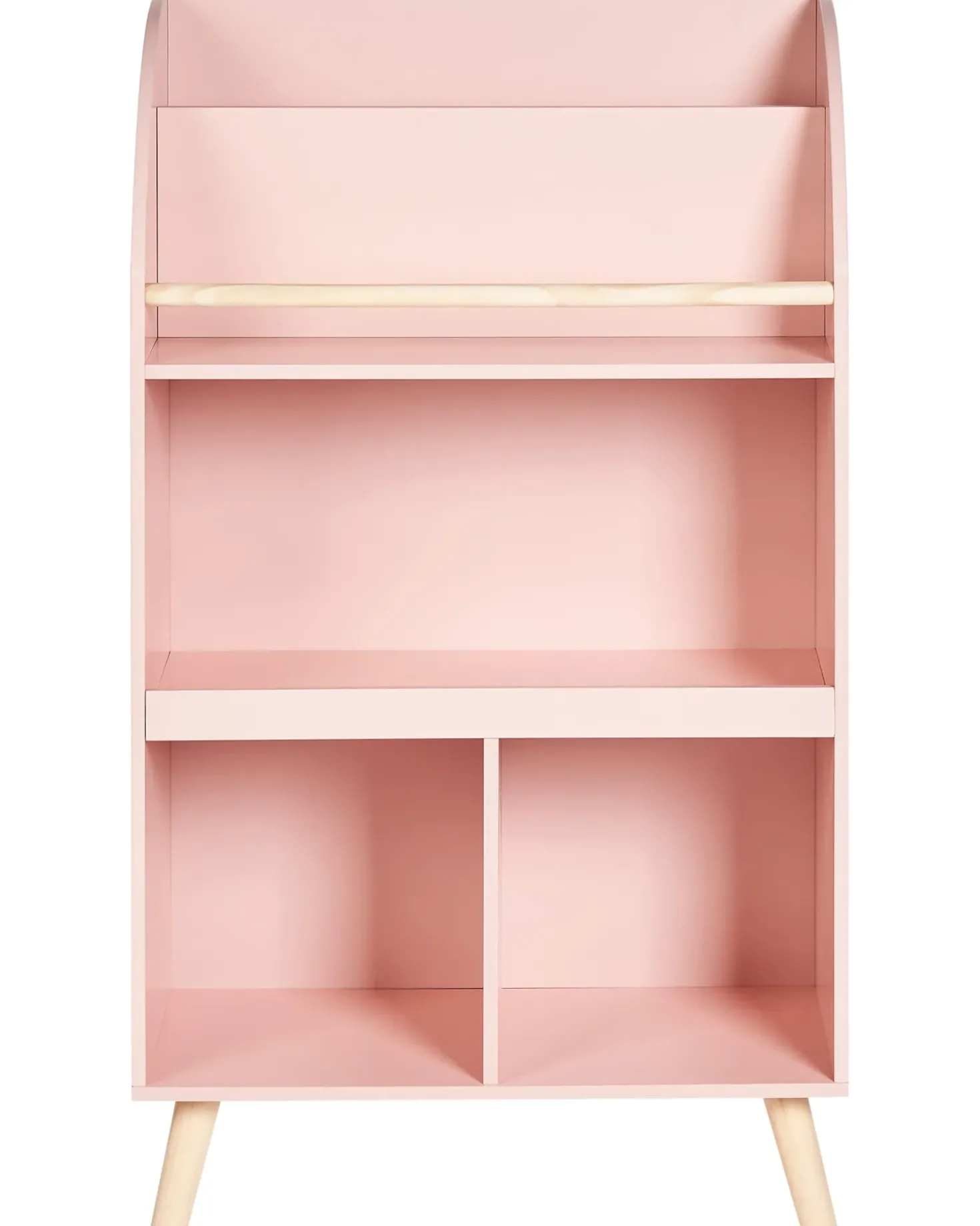 Libreria a 3 ripiani LILOET 102 cm Rosa pastello