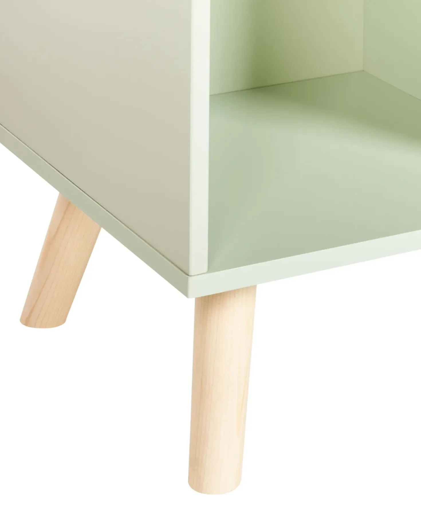 Libreria a 3 ripiani LILOET 102 cm Verde chiaro