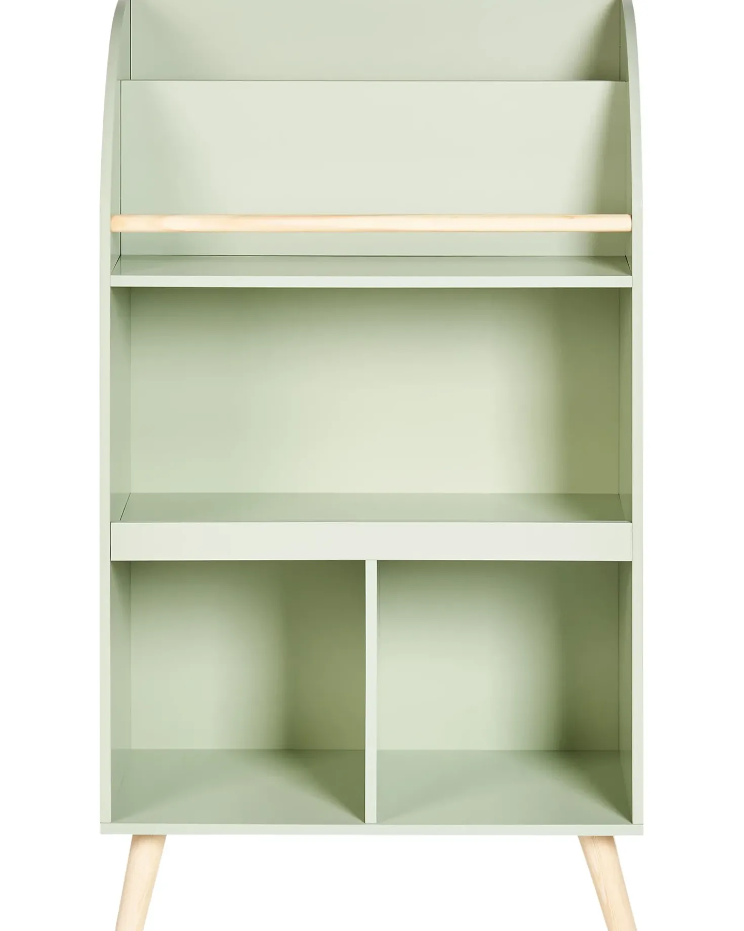 Libreria a 3 ripiani LILOET 102 cm Verde chiaro
