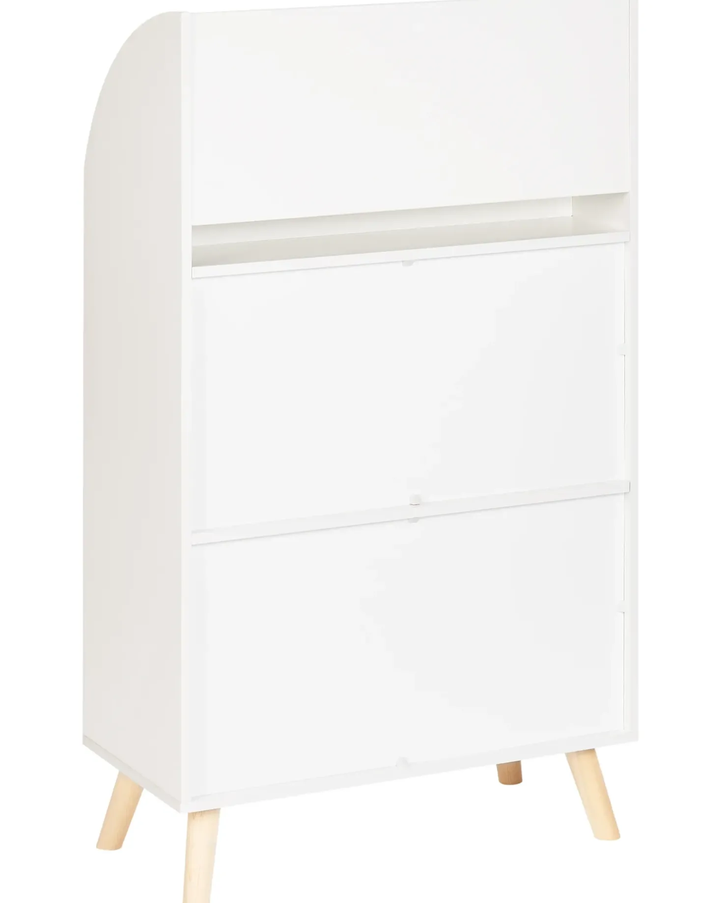 Libreria a 3 ripiani LILOET 102 cm Bianco
