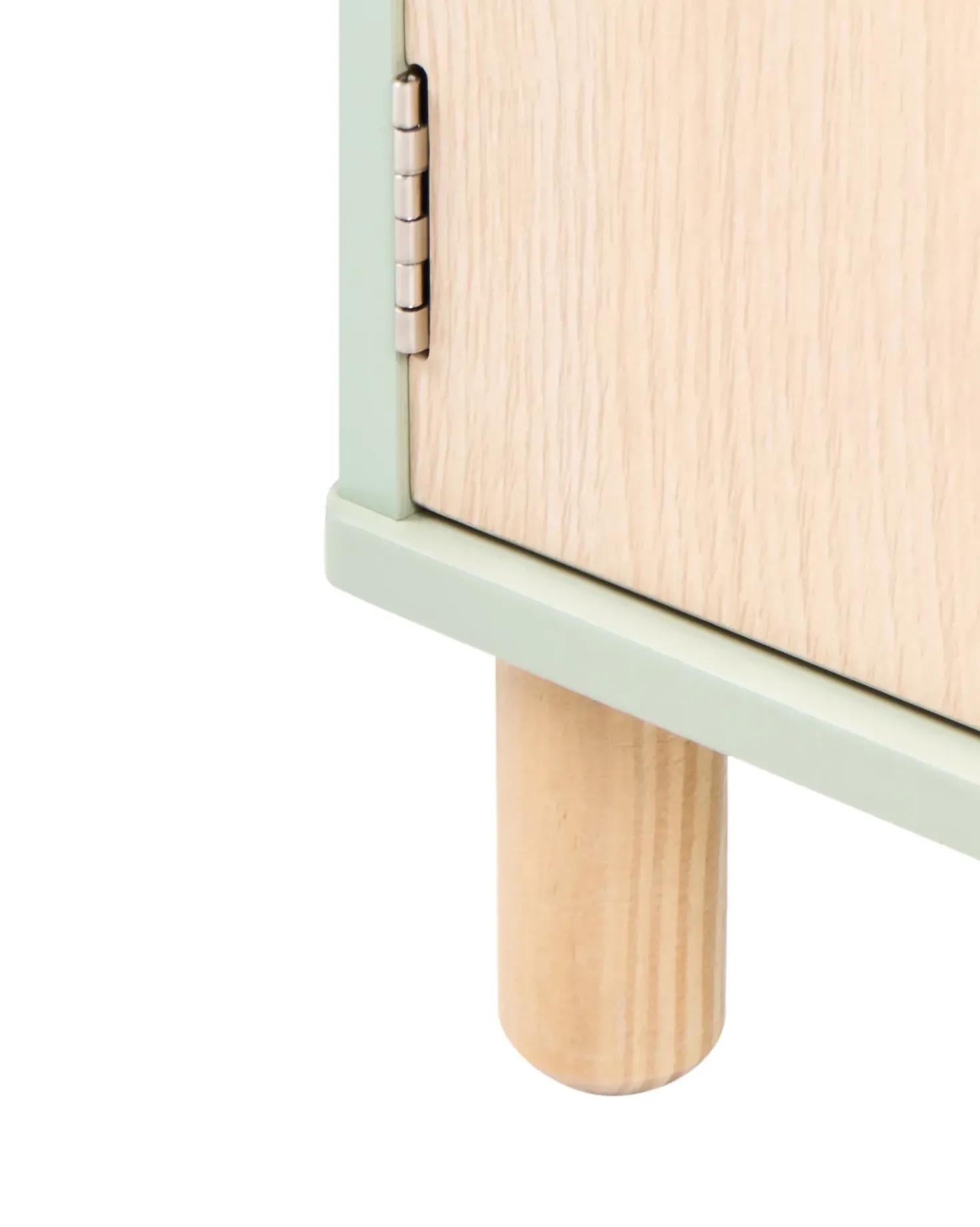 Libreria a 3 ripiani NOBBY 90 cm Verde chiaro