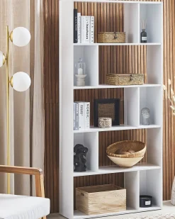 Libreria a 5 ripiani ORILLA 174 cm Bianco